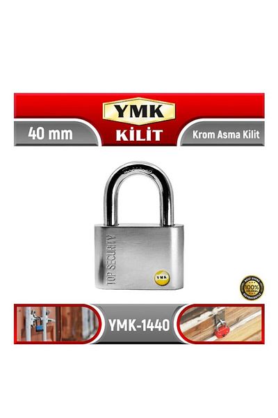 KL HOME 40 mm Chrome Padlock
