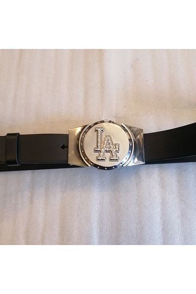 Butik Tülin Unisex Aürüç Dereceli Bad Black Silver La Manyetolu Bucket Belt Made in Thailand