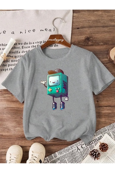 oneagılyazı Tricou oversize pentru copii cu imprimeu BMO