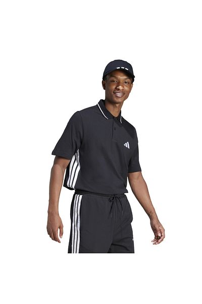 adidas Essentials 3-Stripes Piqué Polo T-Shirt