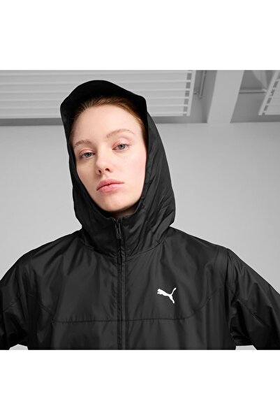 Puma Women's Black Ess Regular Windbreaker Windbreaker 685133 -01