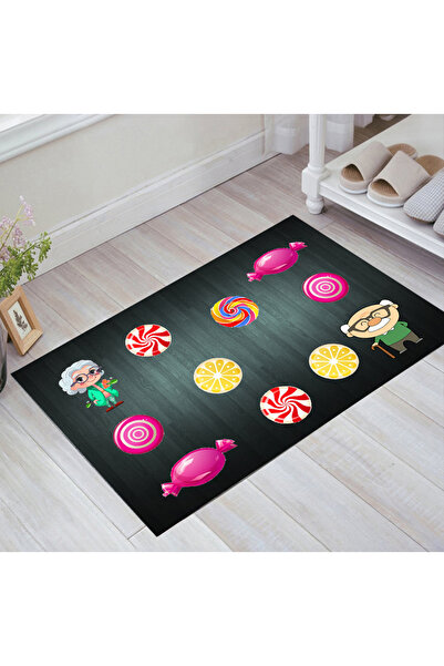 PRINTOPIA Eid Themed Washable Door Mat with Candy Figure