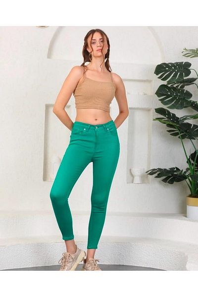 KOTOLOG Lycra Full Stretchy Skiny Skinny Leg Women's Trousers