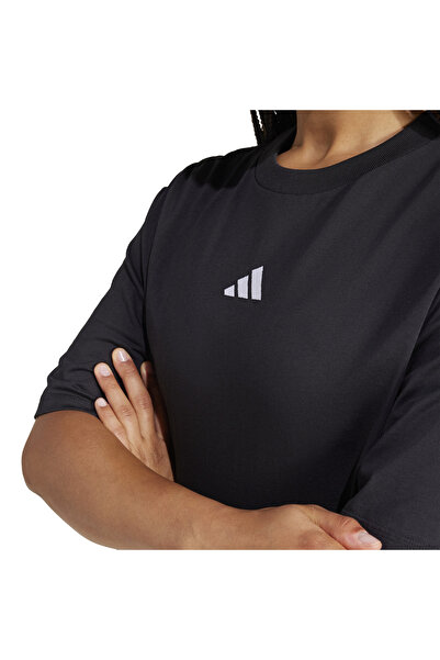 adidas Essentials 3-Stripes βαμβακερό φαρδύ μπλουζάκι