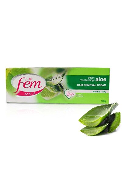 Fem كريم إزالة الشعر بالترطيب العميق بالصبار 120 جرام