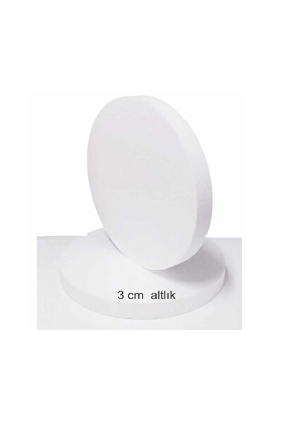 strafor parti dünyası strafor pasta altlığı 2 adet 30*3 cm yuvarlak