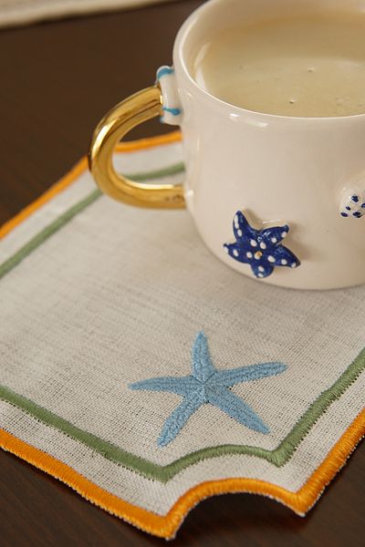 Pilloveland 6-Piece Coffee Side Cocktail Napkin