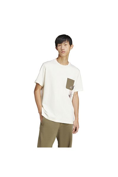 adidas Μ T Φακός Pkt T T-shirt Λευκό Jj3928
