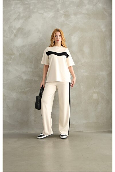 02Lady Fashion ΣΕΤ ΦΟΡΜΑΣ MODAL ΚΟΝΤΟ ΣΟΡΤΣ ΜΕ ΛΕΠΤΟΜΕΡΗ ΚΟΡΔΕΛΑ ΓΑΡΝΙΤΟΥ