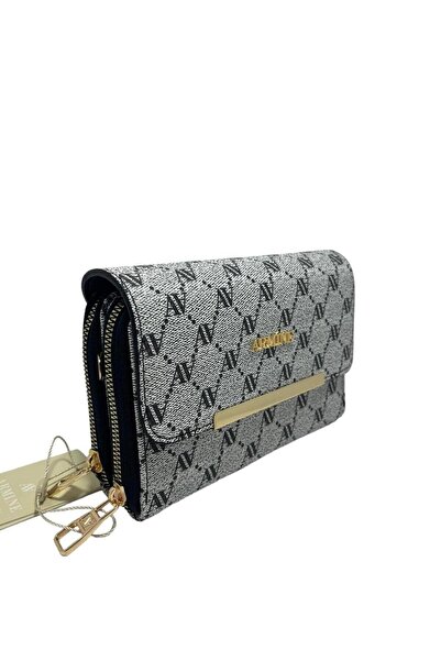 Armine Modern Practical Gray Dotted Shoulder Bag Women's Stylish Bag