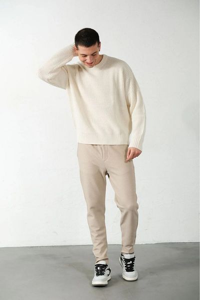 Luxe Dream Men's Pants Lycra Straight Leg