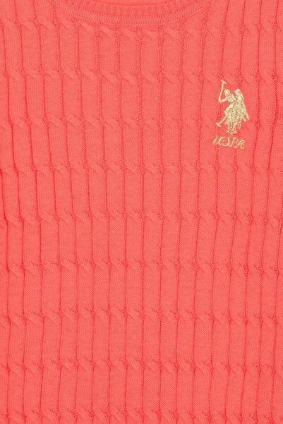 U.S. Polo Assn. U.S. POLO ASSN. KIZ ÇOCUK NAR ÇİÇEĞİ KAZAK