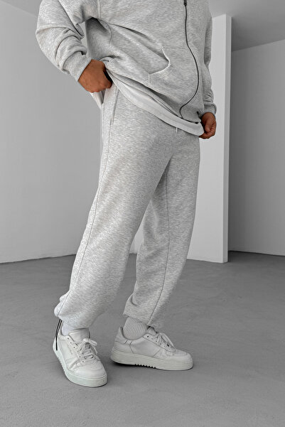 THE RULE Ανδρικό φαρδύ παντελόνι - Ρυθμιζόμενο πόδι, 3 κλωστές, φαρδιά εφαρμογή με ανάγλυφο TR0463