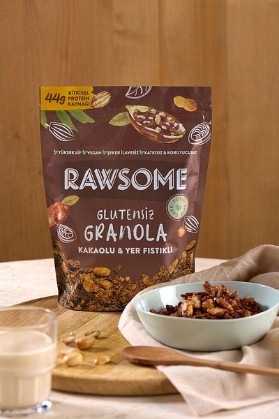 Rawsome 2 Pack Gluten-Free Peanut Cocoa Granola 2X250G