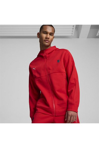 Puma Ferrari Style Erkek Kırmızı Günlük Stil Sweatshirt 62709402