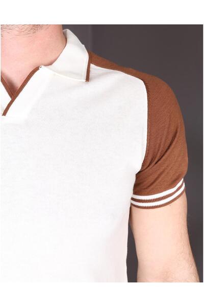 Delpino Πλεκτό Polo Neck Ανδρικό βαμβακερό T-shirt