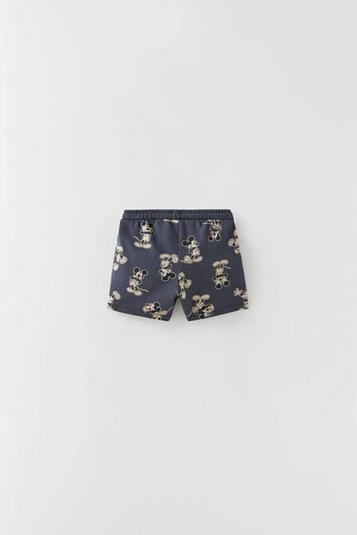 Next Baby Little Twins Cotton Mickey Mouse Patterned Short Sleeve Top and Bottom Set