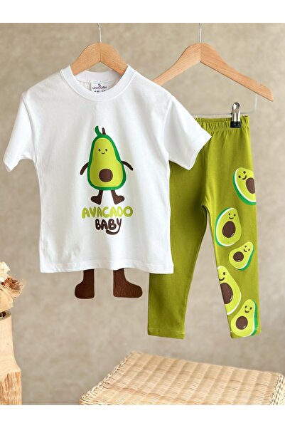 Pinkitokids Комплект 3D тениска и клинчета Avocado Baby