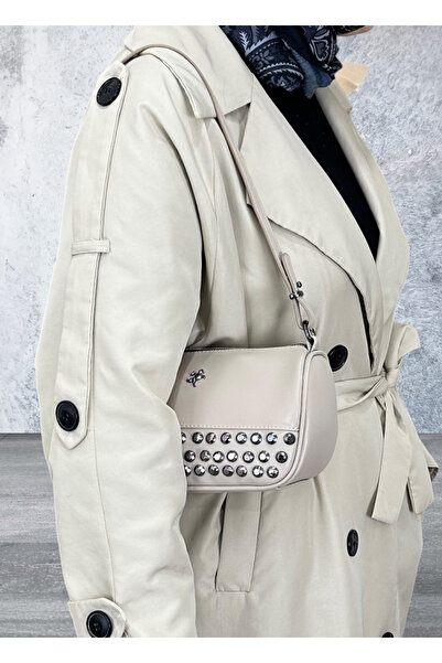 Nas Bag Zımbalı Baget Askılı Kadın Çanta