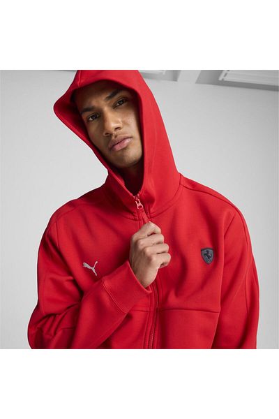 Puma Ferrari Style Erkek Kırmızı Günlük Stil Sweatshirt 62709402