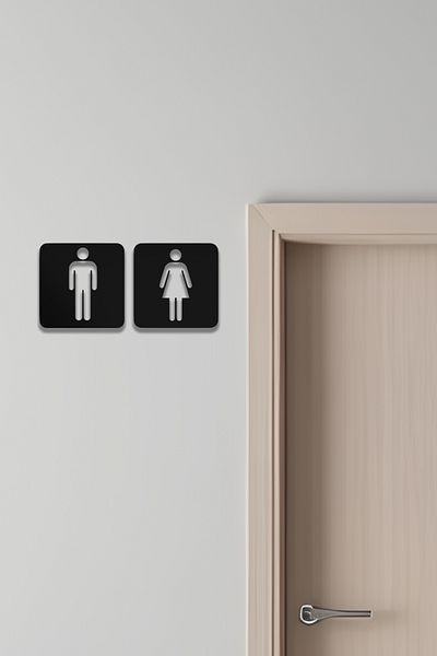oalpo لافتة مرحاض، لافتة مرحاض، لافتة ذكر أنثى