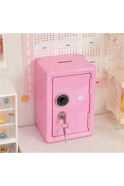 Fırsat7 METAL HUMPER MINI MONEY CASE SAVING BANK - LOCKED CASE HUMPER SIZE 12x10x18