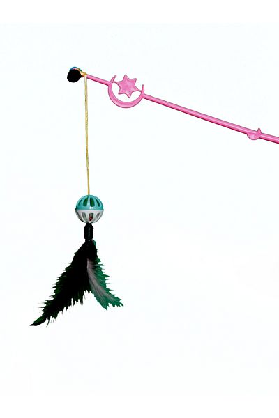 Zoo 8-Piece Play Set= 1Cat Fishing Rod 1Wickle Ball 3 Bell Ball 1Laser 1 Feather Pick Roller 1 Cat Grass