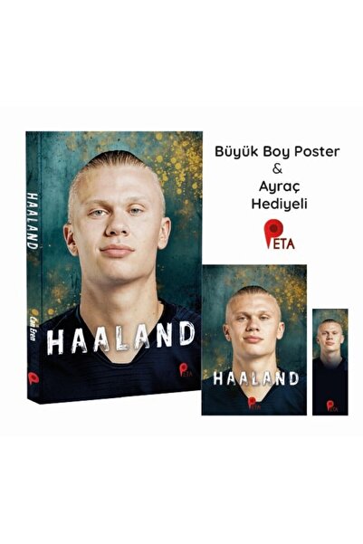 peta kitap Erling Haaland - (POSTER VE AYRAÇ HEDİYELİ)