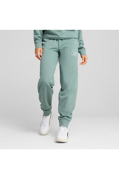 Puma Ess Script Green Sweatpants Women 68498530