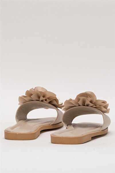 Liger Beige with Rose Flowers - Women's Slippers, Gift Bundle and Dowry Box