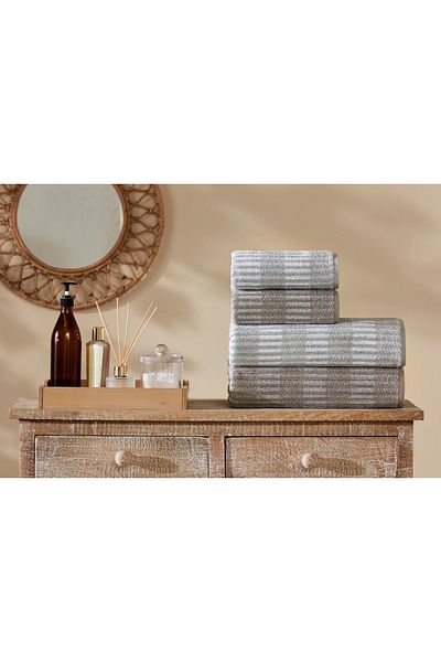 Özdilek Özdilek Striscai Towel Set Best Set Bath Set