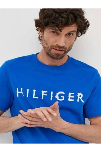 Tommy Hilfiger Unisex Cotton Rainy Logo T-Shirt