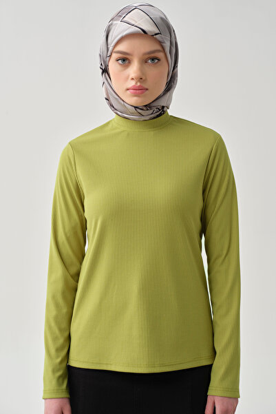 Tuğba Balıkçı Yaka Örme Bluz - Asit