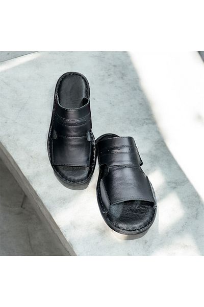Cengiz Sandals Genuine Leather Slippers