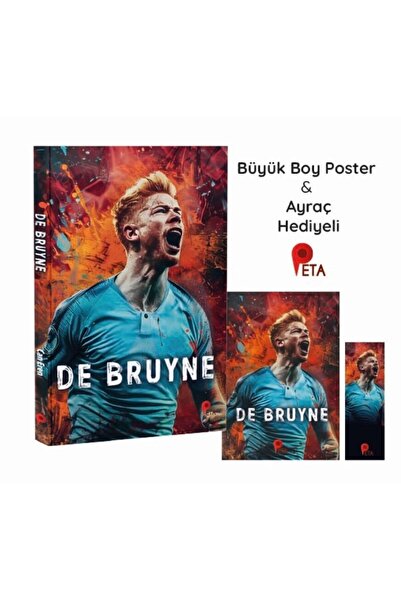 peta kitap Kevin De Bruyne - (POSTER VE AYRAÇ HEDİYELİ)