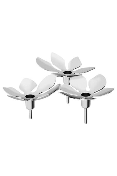 IKEA 3-piece flower-shaped candle holder