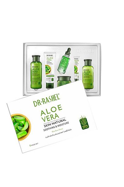 RASHEL Dr. Rashel Aloe Vera Moisturizing and Soothing Skin Care Set, 6 Pieces