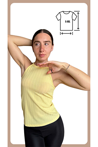 irina varol Halter Yaka Atlet,Fitilli Atlet,Ribana Atlet,Kadın Atlet,Basic At...