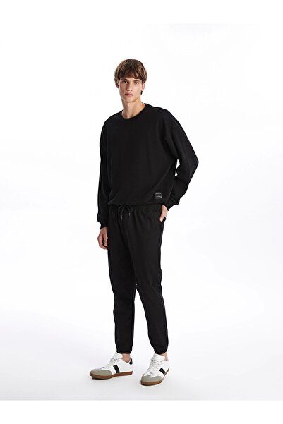 LC Waikiki XSIDE SİYAH Standart Kalıp Gabardin Erkek Jogger Pantolon