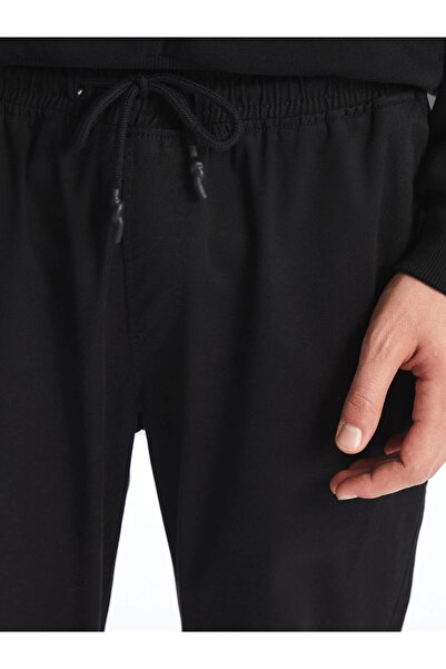 LC Waikiki XSIDE SİYAH Standart Kalıp Gabardin Erkek Jogger Pantolon