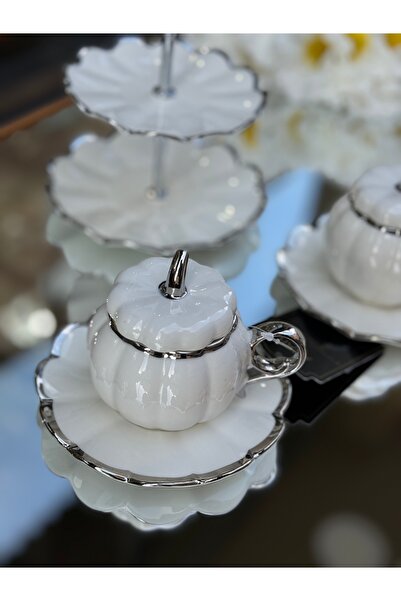 Ulus Home Acar Betty 2 Li Mini Pasta Ve Fincan Seti