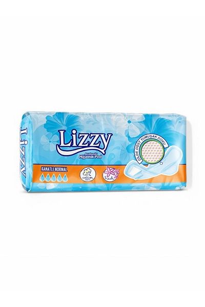 Lizzy Lizzy Anatomical Sanitary Pad 10 Pack (Pack 10 Pieces)