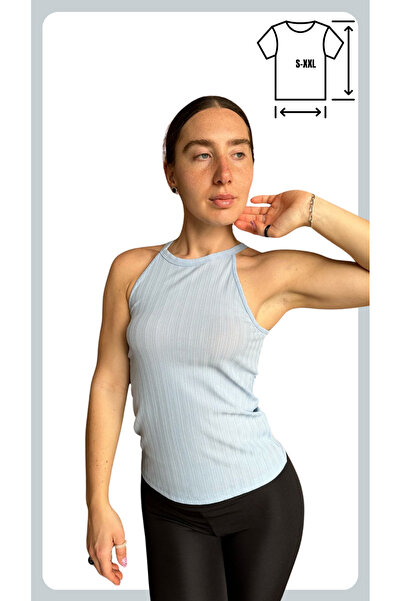 irina varol Halter Yaka Atlet,Fitilli Atlet,Ribana Atlet,Kadın Atlet,Basic At...