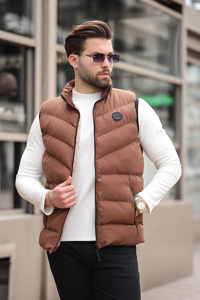 Rogyi Tekstil New Season Men's Black Puffer Vest
