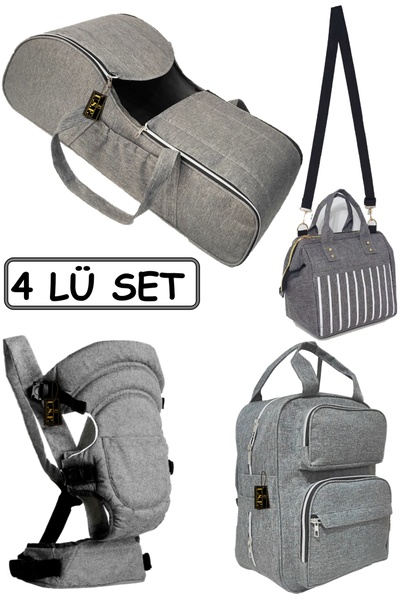 USF Portbebe Ana Kucağı Puset Çift Yönlü Bebek Taşıma Kanguru Termal Beslenme...