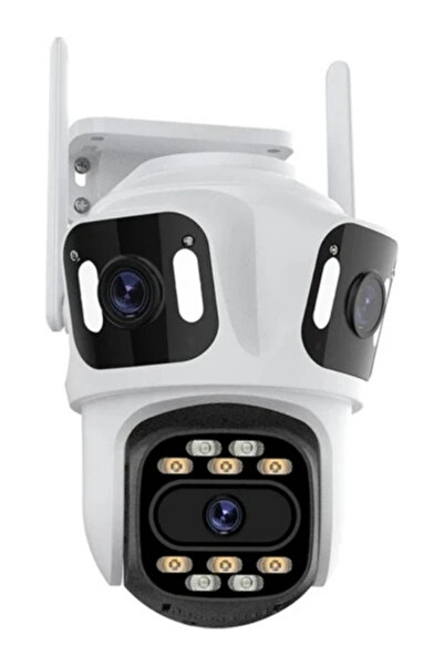 Store INT-CMR59 3-Lens 6k Full Hd Ptz Kamera Wifi Çoklu Lens Ip Kamera Kablos...
