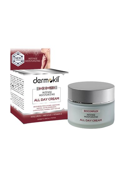 Dermokil 50 ml Kemistirici Intense Moisturizing All Day Cream