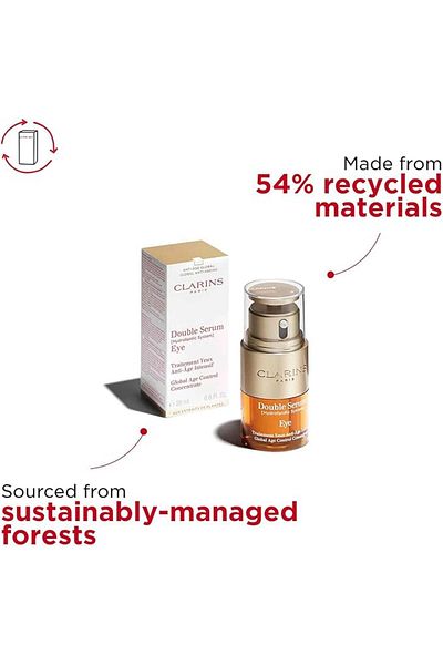 Clarins Clarins Double Eye Serum 0.68 oz, Unisex, (All, Sensitive, Dry, Normal), 20.0 ml, 20.0 ml