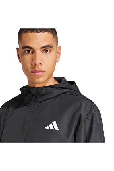 adidas Jachetă neagră pentru bărbați GYM+3S WNDBREAK JM6753 Jachetă neagră pe...