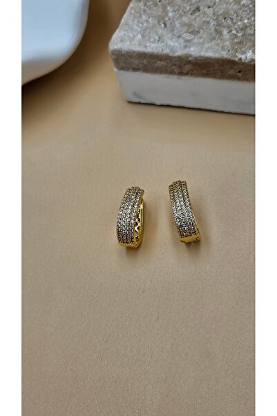 AURA Women's Earrings with Zircon Stone